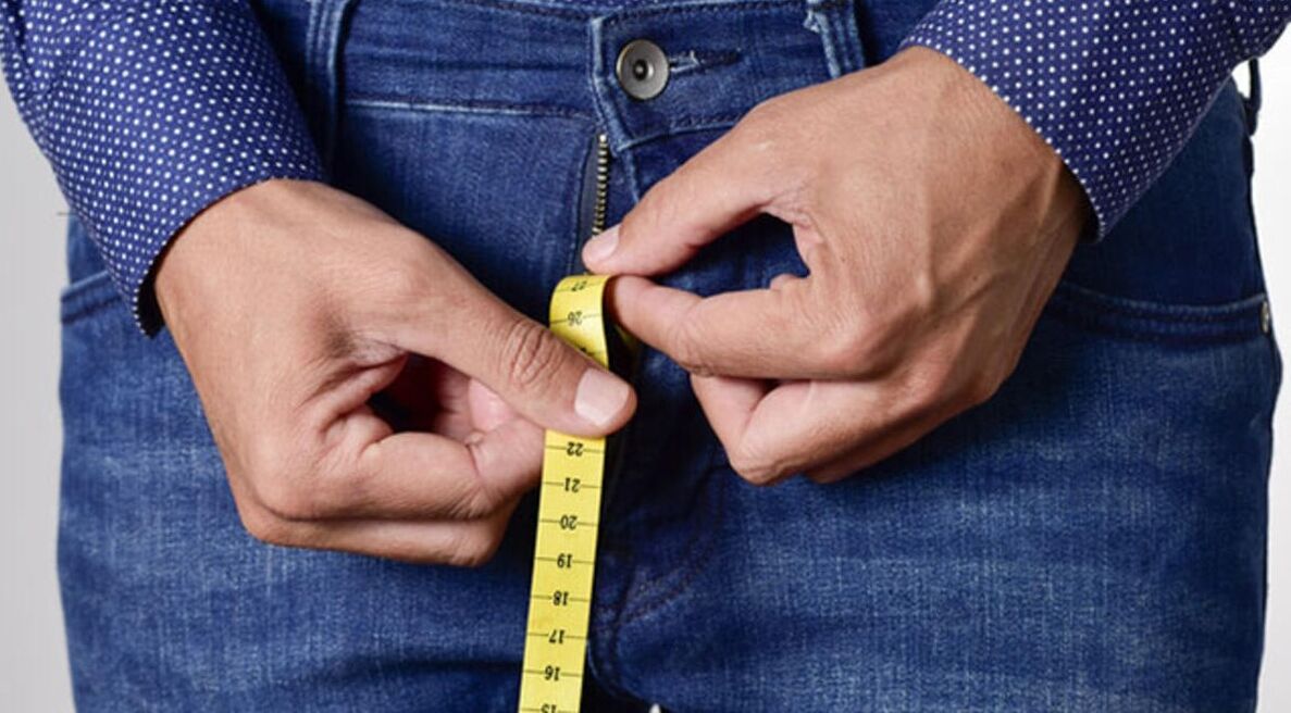 Measure the penis before enlarging