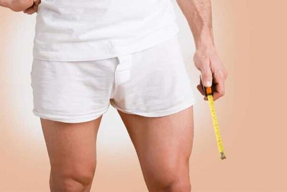 The man measuring the penis roulette